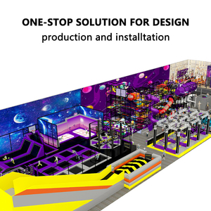 Giá rẻ trong nhà Trampoline công viên Nhà sản xuất sân chơi cho người lớn và trẻ em với một khóa học trở ngại - Product Image 6