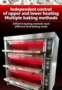 <span class=keywords><strong>Four</strong></span> <span class=keywords><strong>à</strong></span> pâtisserie commercial <span class=keywords><strong>à</strong></span> haute efficacité, <span class=keywords><strong>four</strong></span> industriel <span class=keywords><strong>à</strong></span> économie d'énergie, <span class=keywords><strong>four</strong></span> commercial en acier inoxydable de qualité alimentaire - Product Image 6