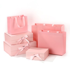 Caja de regalo plegable con lazo de mariposa personalizada, caja de regalo magnética de una pieza, caja de embalaje de regalo exquisita de alta gama para festividades. - Product Image 4