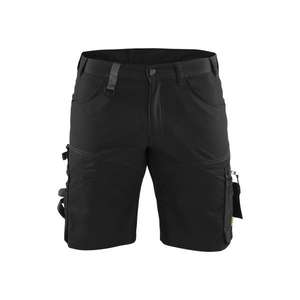 BLAKLADER - 179818609900C48 Short Craftsman avec stretch Noir-PANTALON DE TRAVAIL EAN 7330509881828 SHORTS DE TRAVAIL - Product Image 1