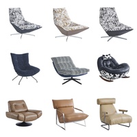Fauteuil individuel en tissu confortable et moderne pour salon, idéal pour la détente à domicile - Vente en gros