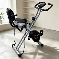 Nouveau Vélo d'Appartement à Cadre en Acier Renforcé avec Pédales Grandes pour Exercice Cardio et Fitness à Domicile
