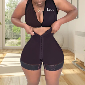 Combinaison de compression <span class=keywords><strong>invisible</strong></span>, <span class=keywords><strong>gaine</strong></span> post-opératoire BBL, Faha post-chirurgie, shapewear en forme de sablier, respirante, écologique, pour femmes - Product Image 1