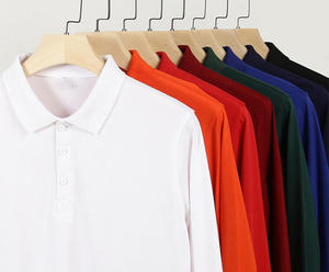 高品质定制徽标涤纶长袖 Polo 衫数码印花工作服，适合促销礼品 - Product Image 3