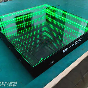 2025 New Design <b>LED</b> <b>Light</b> Source <b>Magnetic</b> Dance Floor with Transparent Glass - Product Image 4