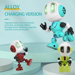 <strong>Metal</strong> Intelligent Diecast Toy <strong>Robots</strong> With Flexible Joints Body Electric Talking Voice Repeat Mini <strong>Robot</strong> With Light and Sound - Product Image 3