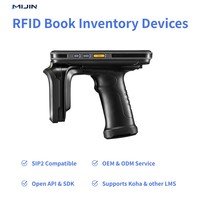 Lecteur RFID UHF Android 10 avec 2 Go de RAM/16 Go de ROM, matériau ABS, scanner de codes-barres portable PDA/WiFi/4G/5G