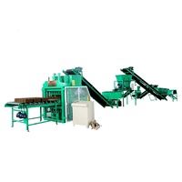 Chine Semi-Automatique Argile Eco Type Hydraulique Emboîtement Brique D'adobe Faisant La Machine Ligne De Production Usine