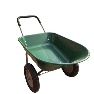<span class=keywords><strong>Chinese</strong></span> HENGYIDA WB5405 zware metalen kruiwagen met dubbele wielen en een draagvermogen van 130 kg - Product Image 1