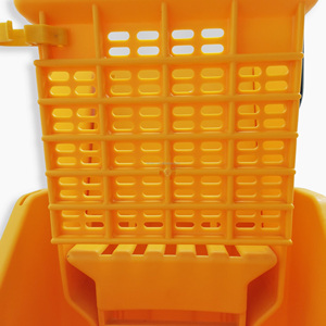 Serpillière commerciale avec manche en acier, seau essoreur robuste de 33 litres, plusieurs couleurs, pour un nettoyage quotidien - Product Image 4