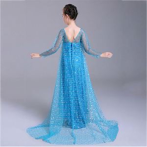 Costume de Fille Snow 2 Kids, Robe à Manches Longues Bleue à Paillettes, TV & Film, Halloween - Product Image 3