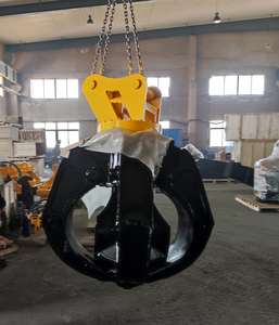 Goede Kwaliteit Graafmachine Sinaasappelschil Sorteren Grapple Grabber Hydraulische Schroot Grijpen Sinaasappelschil Grapple Voor Verkoop - Product Image 2