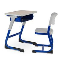 Chaise de bureau scolaire moderne personnalisable à prix d'usine, mobilier de classe pour enfants d'âge préscolaire, pieds renforcés, rangement en métal