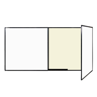 Tableau blanc pliable, tableau de projection en émail moyen, mat, anti-reflets pour salles de classe et salles de réunion