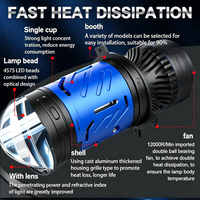 Phares LED FalconSight LM7 à faisceau haut et bas, 160W, mini projecteur LED, ampoule de phare de voiture, ampoules de phare LED H4