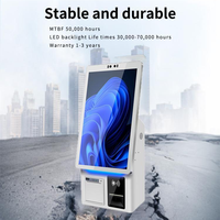 Logiciel de point de vente pour tablette de bureau, écran tactile capacitif, SDK, 21,5 pouces, Intel Core I5/i7, boîtier métallique, kiosque libre-service, kiosque de paiement Android