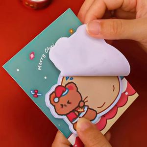 30 แผ่นสติกเกอร์โน้ตบันทึกแบบมีกาวในตัวลายสโนว์แมนสุขสันต์วันคริสต์มาสน่ารักสำหรับสมุดบันทึก DIY สมุดภาพ DIY สมุดโน้ตไดอารี่ - Product Image 4