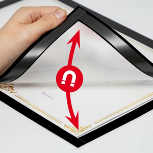 Heavy-Duty Magnetic Sign Holder <b>Frame</b> for Business Document & Poster Presentation - Product Image 1