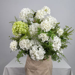 Nouvelles compositions florales artificielles, boule de fleurs pour mariage, centre de table, couleurs personnalisables, écologiques, pour Pâques, Halloween, table - Product Image 1