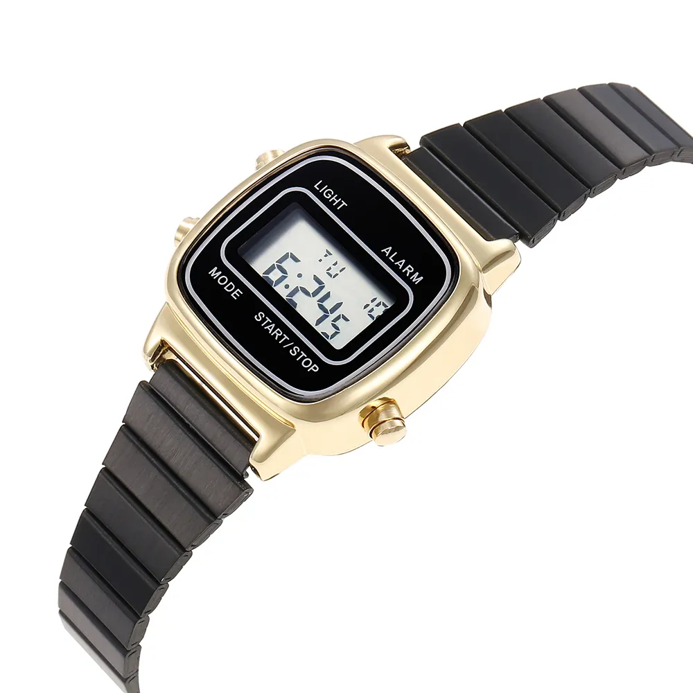 Лидер продаж, Модные кварцевые наручные часы для женщин, роскошные электронные часы, женские цифровые часы для женщин