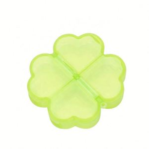 JH Medibox - Organizador Semanal de Pastillas de 7 Días con Diseño de Trébol de la Suerte, Colorido, Portátil, a Prueba de Niños, Mini Pastillero - Product Image 4