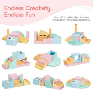 CZFIT Equipo de Juego Suave para Niños y Bebés, Juego de Escalada Interior, Espuma de Memoria, Juego de Escalada de Espuma para Principiantes - Product Image 2