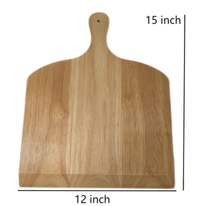 Tablero de pizza Origen Servidor de madera maciza Paleta de madera para pelar <span class=keywords><strong>Pala</strong></span> para hornear Bambú Tamaño personalizado Forma Precio de fábrica 12 15 22 pulgadas - Product Image 3
