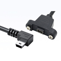 Mini USB 90 Grad Verlängerung kabel Ladegerät USB 2.0 Mini B 4p USB Mini Kabel