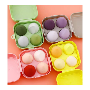 Juego de 8 Esponjas de Maquillaje Suaves Tipo Macaron Multicolores para Base de Maquillaje - Product Image 6