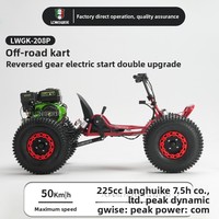 Quad tout-terrain à moteur essence 225cc, roues de 7, 8 et 10 pouces, kart de loisirs tout-terrain, vitesse maximale de 50 km/h