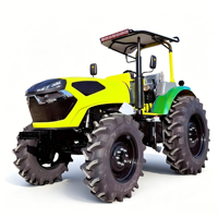Tracteur agricole miniature 4x4 de 110 CV avec moteur diesel 4 cylindres et boîte de vitesses