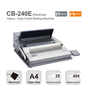 Binding Machine DSB CB240-E Binding Machine Comb Binding Machine Perfect For Letter Size Office Documents