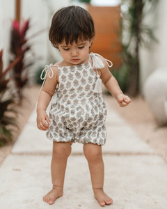 Mameluco de Verano para Bebé Niñ<span class=keywords><strong>a</strong></span> con Estampados Étnicos, Espalda Descubierta, 100% Algodón, Botones <span class=keywords><strong>a</strong></span> Presión, ODM - Product Image 5