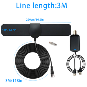 Nuevo Amplificador de Banda Digital para Interiores/Exteriores de 200 Millas, Impedancia: <span class=keywords><strong>75</strong></span> Ohmios, Amplificador de Comunicación para <span class=keywords><strong>Antena</strong></span> de <span class=keywords><strong>TV</strong></span> - Product Image 3