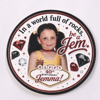 Sous-verres en papier personnalisés imprimés en gros, sous-verres ronds jetables, sous-verres promotionnels personnalisés avec photo et logo pour bar et événements