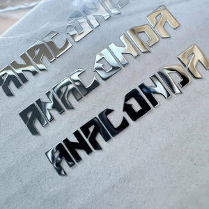 Targhe Metalliche 3D in Rilievo Prabangus, Targhe Metalliche Elettroformate - Product Image 5