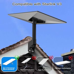 Nuevo estilo Starlink <span class=keywords><strong>Gen</strong></span> 3 Montaje en pared Soporte de techo Starlink giratorio de <span class=keywords><strong>360</strong></span> ° Compatible con plato estándar V3 Starlink - Product Image 5