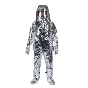 ccs approved firefighting uniform/ fireman suit aluminized fire resistance suit