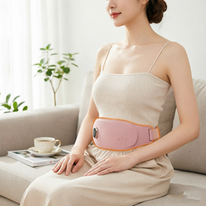 Cinturón Térmico Menstrual Inalámbrico con Pantalla LED - Calor Doble Cara Delantera y Trasera para Cólicos Menstruales y Dolor de Espalda, 7 Modos de Masaje - Product Image 2