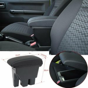 Tellika jimny Phụ Kiện Hai lớp Trung tâm giao diện điều khiển tay vịn hộp cho Suzuki jimny 2018-2024 jb64w/jb74 với <span class=keywords><strong>3</strong></span> cổng USB - Product Image 3