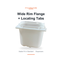 Fabricant de Pots à Sauce Personnalisés OEM, Pot à Condiment avec Pompe de Qualité Alimentaire 1,9 L pour Restaurant, Fast-Food, Bar à Salades