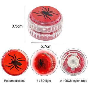 ของเล่นโยโย่เรืองแสงในที่มืดแบบ LED สำหรับเด็ก ลายการ์ตูนพิมพ์ลายทีมชาติ ของขวัญคอสเพลย์ยอดนิยม - Product Image 5