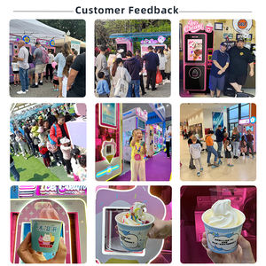 เครื่องผลิตไอศกรีมแบบอัตโนมัติเต็มรูปแบบเครื่องจำหน่ายสินค้าในห้างสรรพสินค้า - Product Image 6