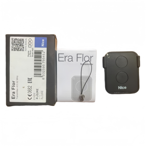 Télécommande 4 boutons 433 MHz ERO en PC noir pour ouvre-porte de garage électrique, remplacement pour <span class=keywords><strong>portail</strong></span>, maison, voiture, moteur - Product Image 1