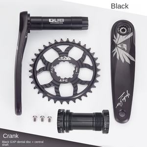 Manivelle de vélo de montagne en alliage d'aluminium 170 mm, axe creux DUB, dents positives et négatives, jeu de manivelle, accessoires de rénovation, Chine - Product Image 6