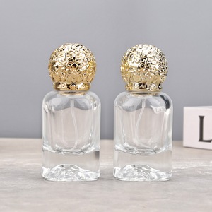 30ML Volcano Bottom Glass Perfume <b>Spray</b> <b>Bottle</b>, Screw Neck Refillable Portable <b>Empty</b> Cosmetic Container In Stock - Product Image 3