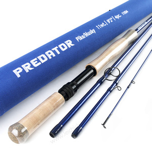 Caña de Pescar con Mosca IM8 de Fibra de Carbono de 9 pies y 2 pulgadas, 11wt, para Pesca de Lucio y Muskallonga - Product Image 1