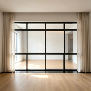 Ventana Corredera de Aluminio Hecha a Medida Deioux con Doble Acristalamiento para Villas de Lujo y Proyectos de Edificios de Apartamentos de Alta Gama - Product Image 1
