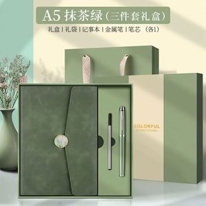 Set de Cuaderno Planificador Personalizable, Diario de 150 Días, Cuadernos, Caja para Bolígrafos, Cubierta de PU, Agenda, Tamaños A5, B5, A6, Encuadernación Cosida con Hilo - Product Image 6
