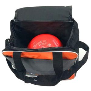 Sacs à boules Brunswick en polyester durable avec un nouveau design pour les sacs de bowling, sac de bowling avec trois roulettes et poignée amovible - Product Image 4